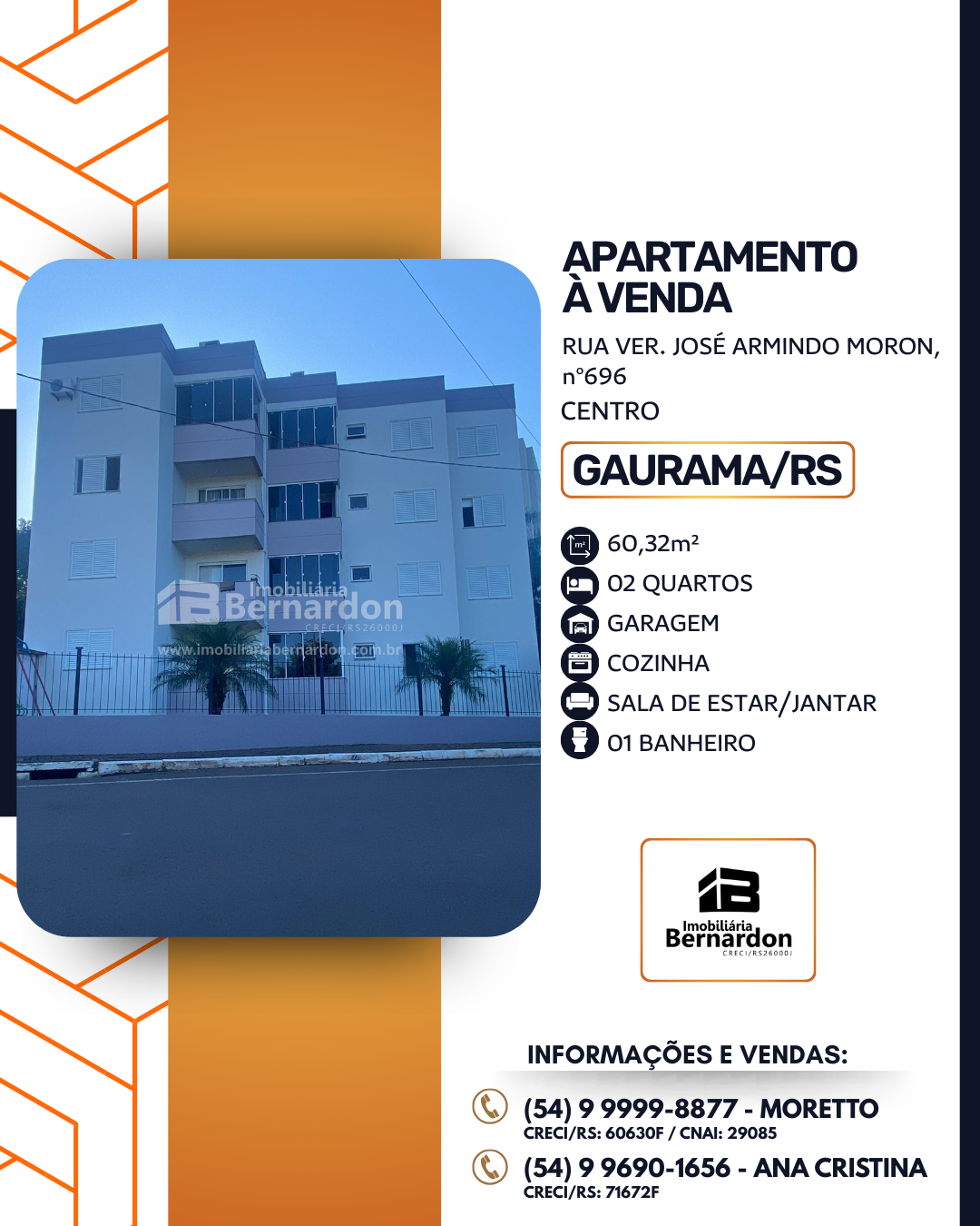 Imagem: Apartamento nº303 (fundos), no Centro de Gaurama/RS
